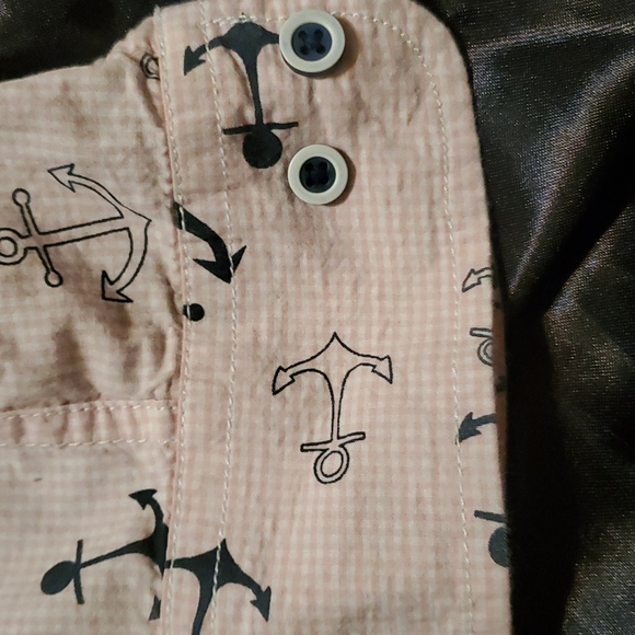 LS Washed Stoned & Beaten button down Nautical - Picture 7 of 7